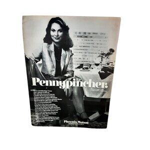 1979 Phoenix Mutual Penny Pincher Print Ad Barbara Logan Gulla